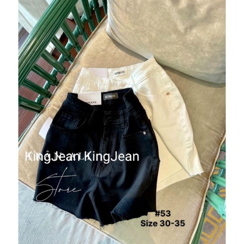 KingJean Bigsize Quần Short Ngố KaKi Nữ Bigsize Tua Lai đến 85kg MS53