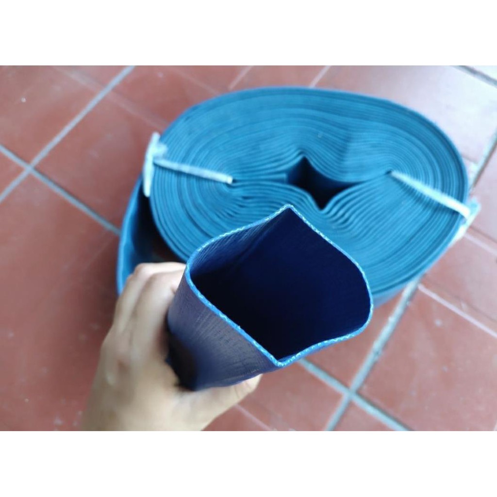 Ống bơm nước vải bạt đúc phi 100 - dài 15m