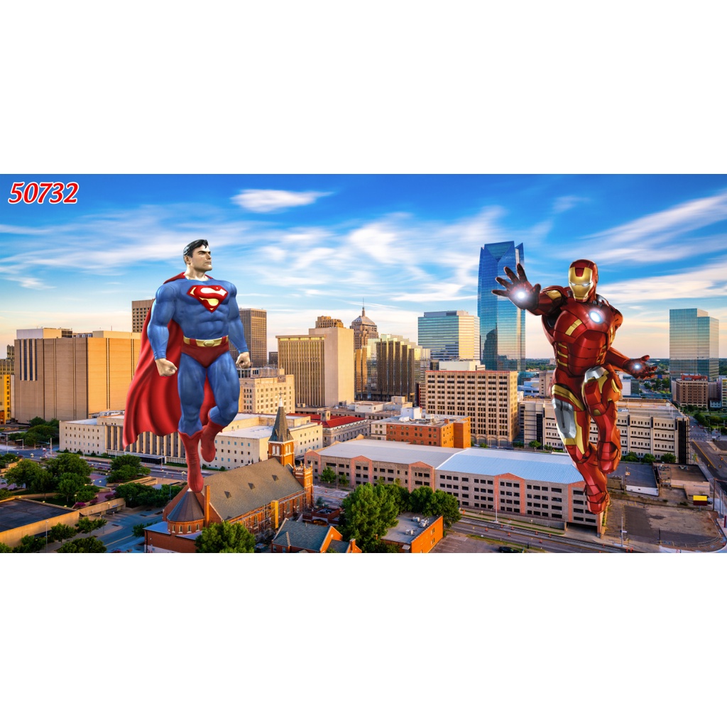 Tranh Dán Tường Phòng Trẻ Em Hoạt Hình Hiện Đại 3D Hót Nhất, được ưa chuộng nhất hiện