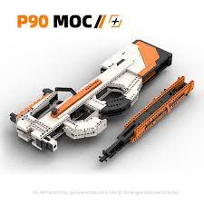 Đồ Chơi Lắp Ráp Kiểu Lego Mô Hình Súng P90 Asiimov - Bản Thiết Kế của Kevin183