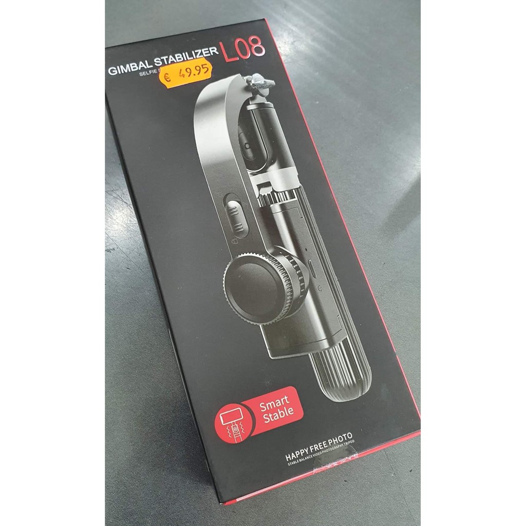 [HÀNG HÓT] Gậy chống Rung Gimbal Stabilizer L08, Có 3 chân đỡ, kèm nút bấm BLT hàng cao cấp sịn sò | BigBuy360 - bigbuy360.vn