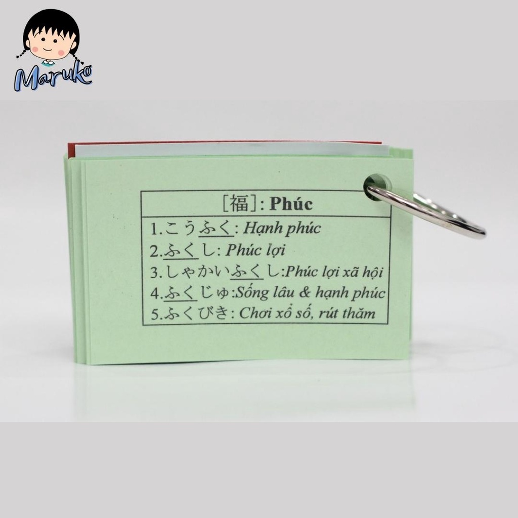 Thẻ Học Tiếng Nhật Kanji N2 Tái Bản Mới Nhất - Flashcard Kanji N2