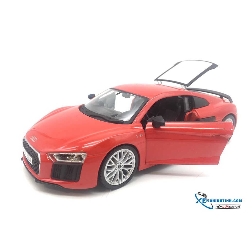 Xe Mô Hình Audi R8 V10 Plus 1:24 Maisto (Đỏ)