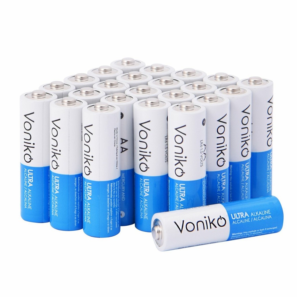 Pin Ultra Alkaline AA hiệu Voniko ⚡ Vỉ 2 viên, sử dụng cho máy đo huyết áp