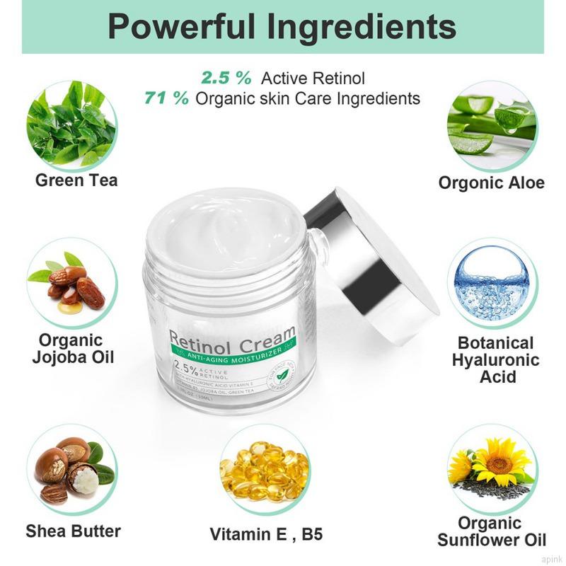 Kem dưỡng ẩm Retinol chống lão hóa làm trắng da mặt 50ml