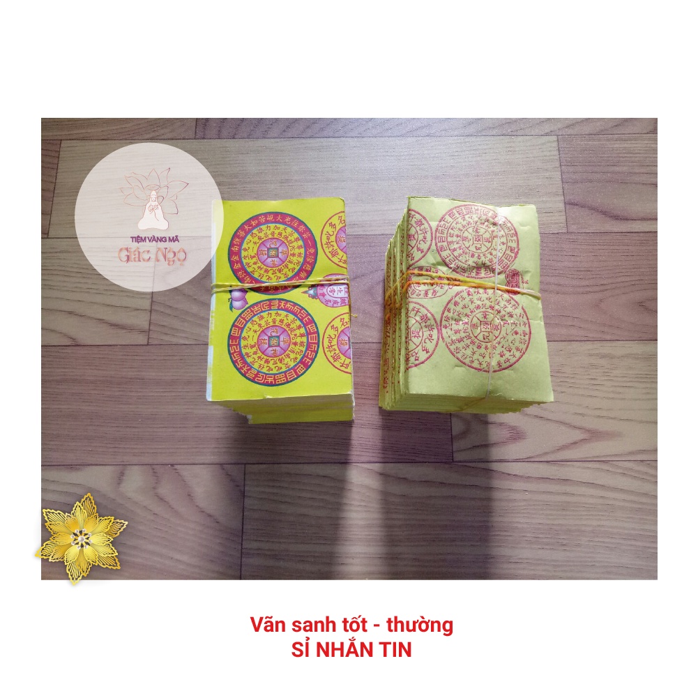 COMBO 5 CỤC Giấy Cúng Vãng Sanh THƯỜNG-TỐT Vàng Bạc vàng mã - Sỉ Lẻ Giá Rẻ