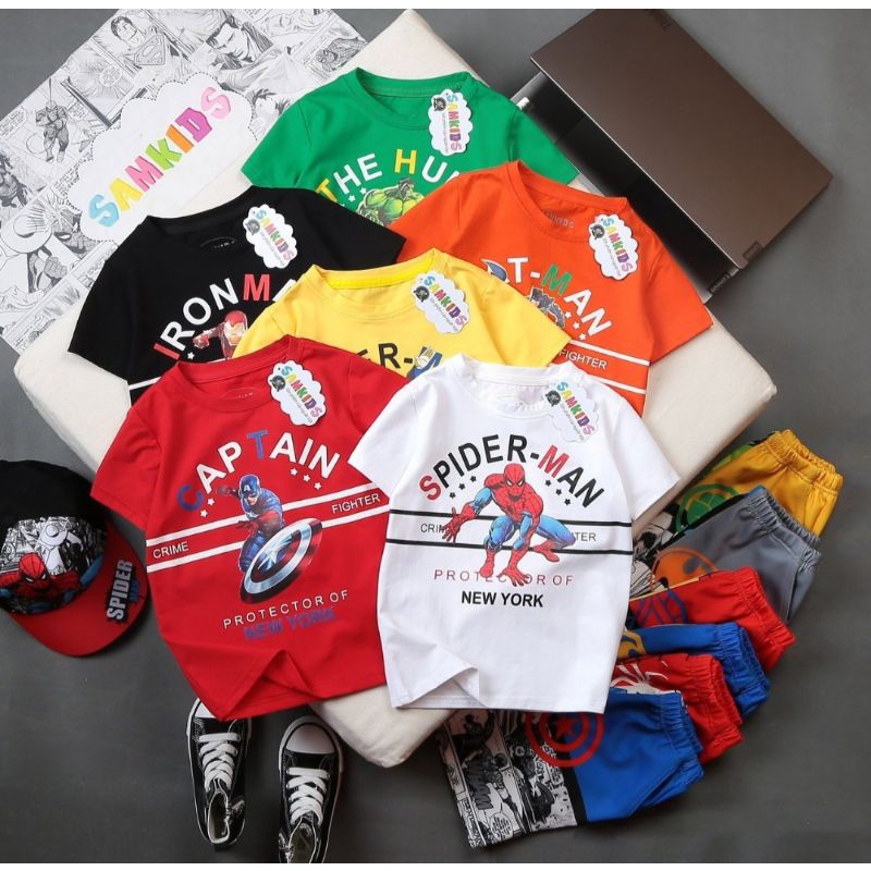 Bộ quâng áo siêu nhân kèm nón  size từ 12 đến 40kg