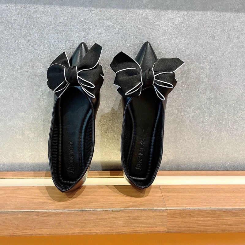 GIÀY BÚP BÊ NƠ LỤA SIÊU TO