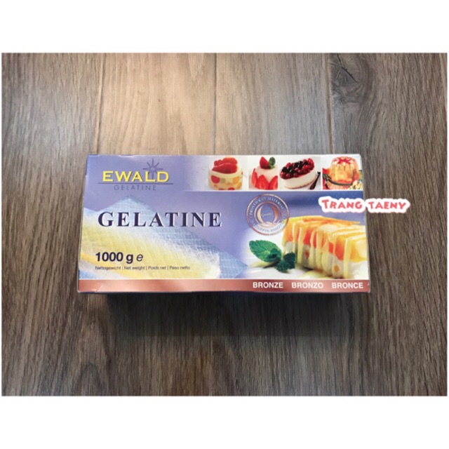 Lá Gelatine Đức 1kg  / Lá Gelatin