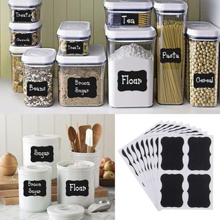 Bộ 100 Nhãn Dán Đánh Dấu Chai Lọ Trong Nhà Bếp