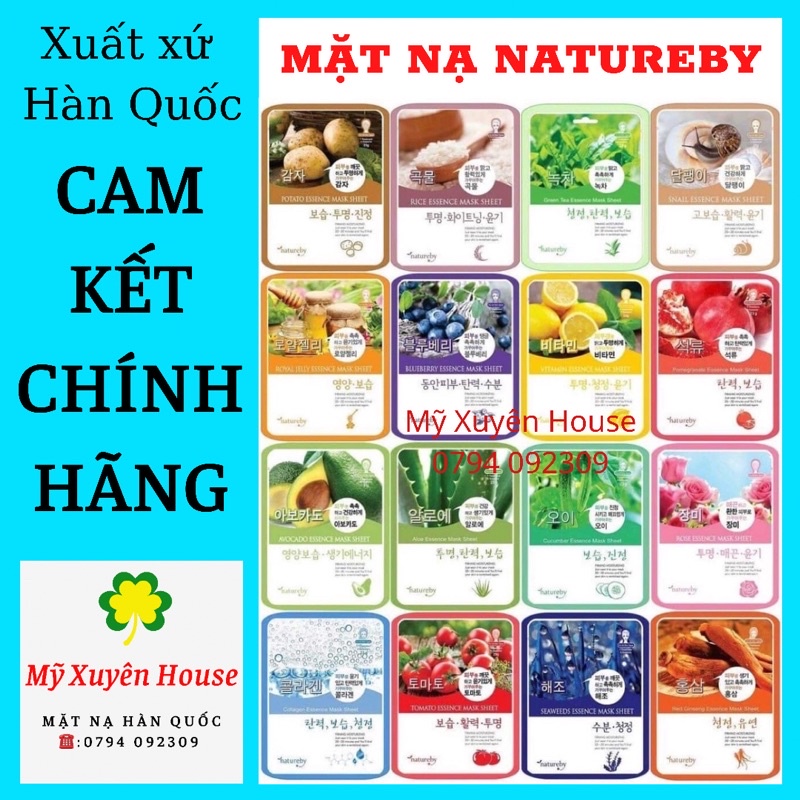 Mặt Nạ Natureby Hàn Quốc Chính Hãng