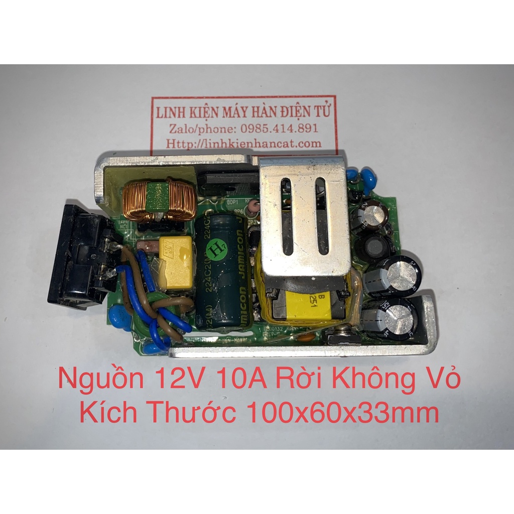 Nguồn 12V 10A Rời Không Vỏ