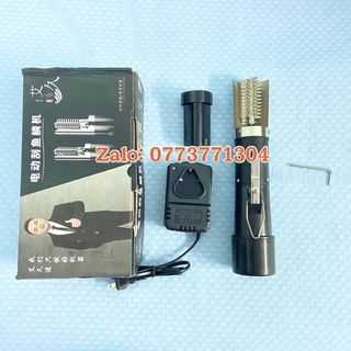 Máy đánh vẩy cá cầm tay- máy cạo vảy cá bằng pin