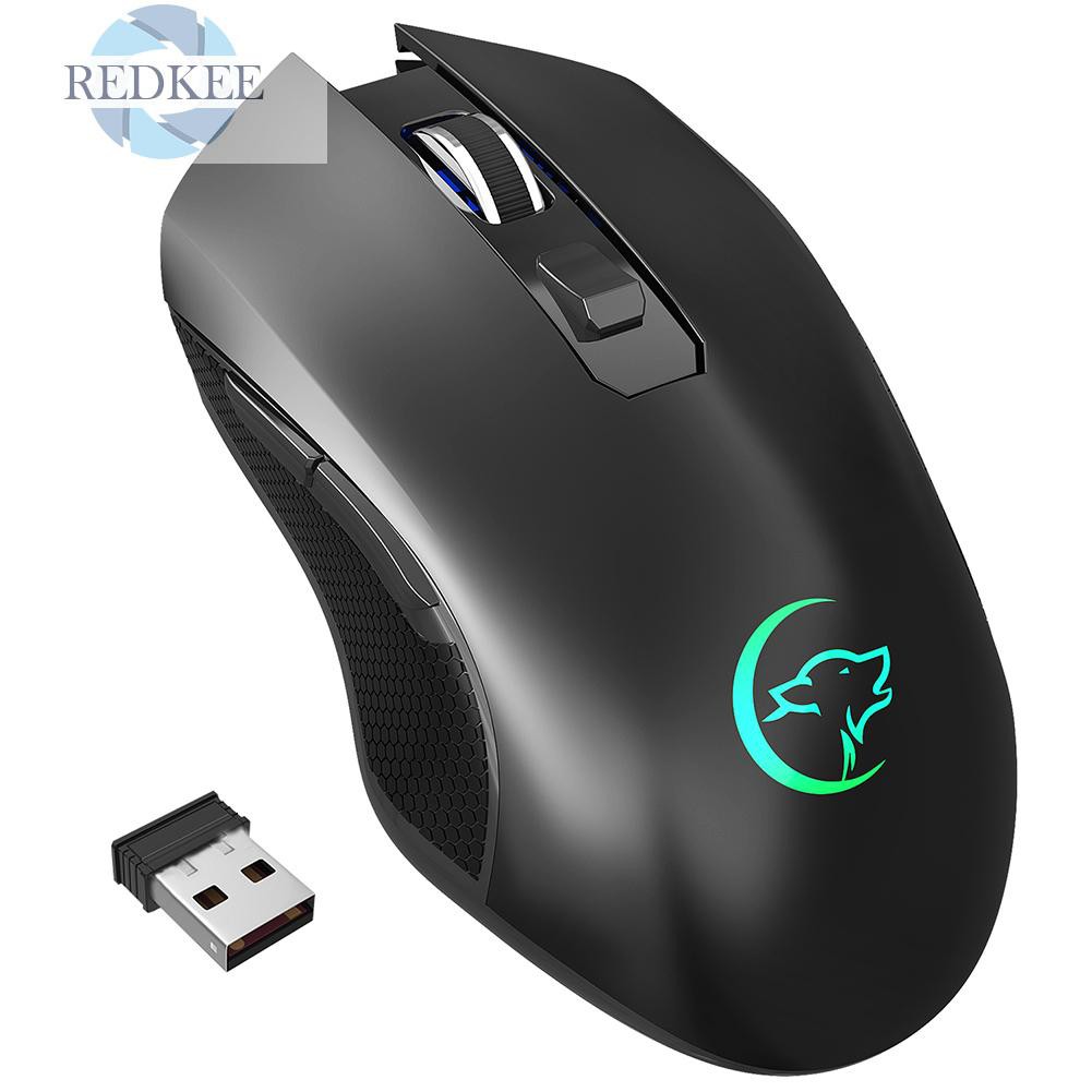 Chuột không dây G851 2.4GHz 2400DPI không tiếng ồn cho máy tính xách tay/ máy tính để bàn/ Mac OS Windows