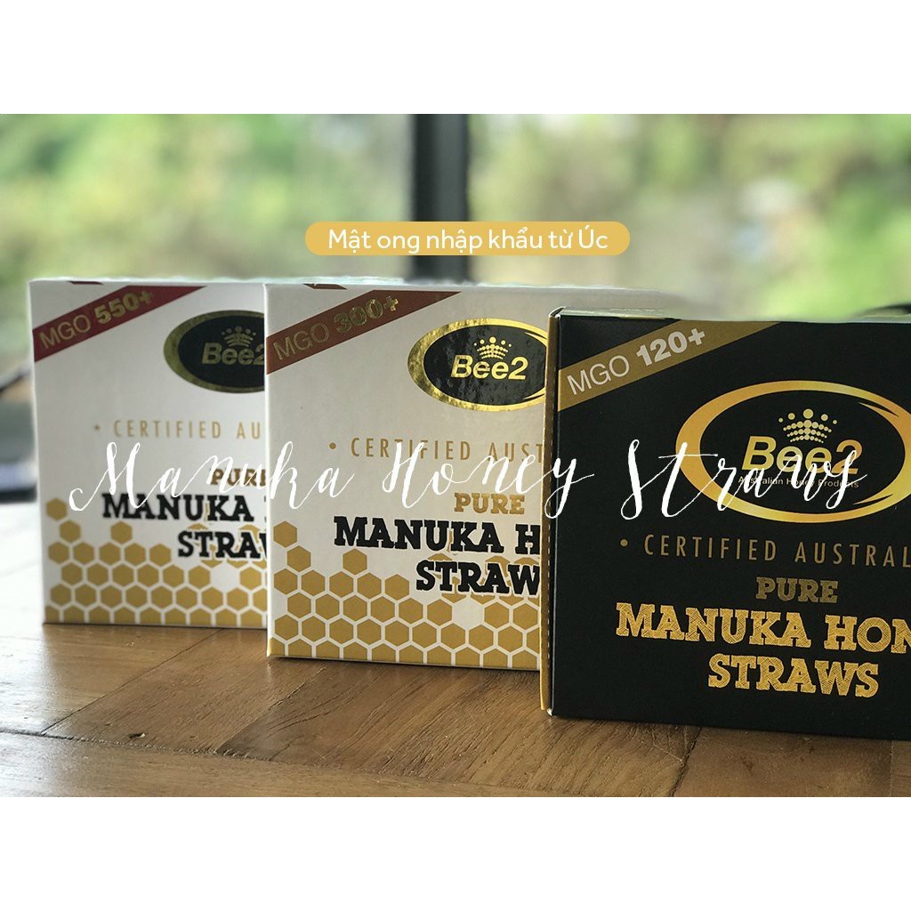 Combo Mật ong Manuka 2 Hộp MGO 300 (30 gói) và 1 Hộp MGO 550 (30 gói)