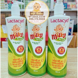 SỮA TẮM GỘI LACTACYD MILKY 500ml