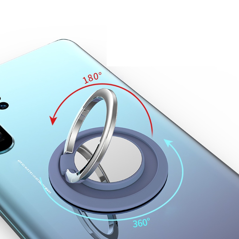 Giá Đỡ Điện Thoại Dạng Nhẫn Bằng Kim Loại Nam Châm Xoay 360 Độ Tiện Dụng
