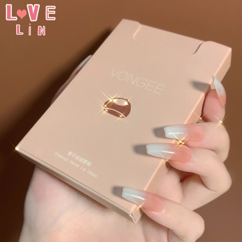 Bộ Son Kem Màu Lì Mịn Màng Như Nhung Không Dễ Phai Không Dính Cốc