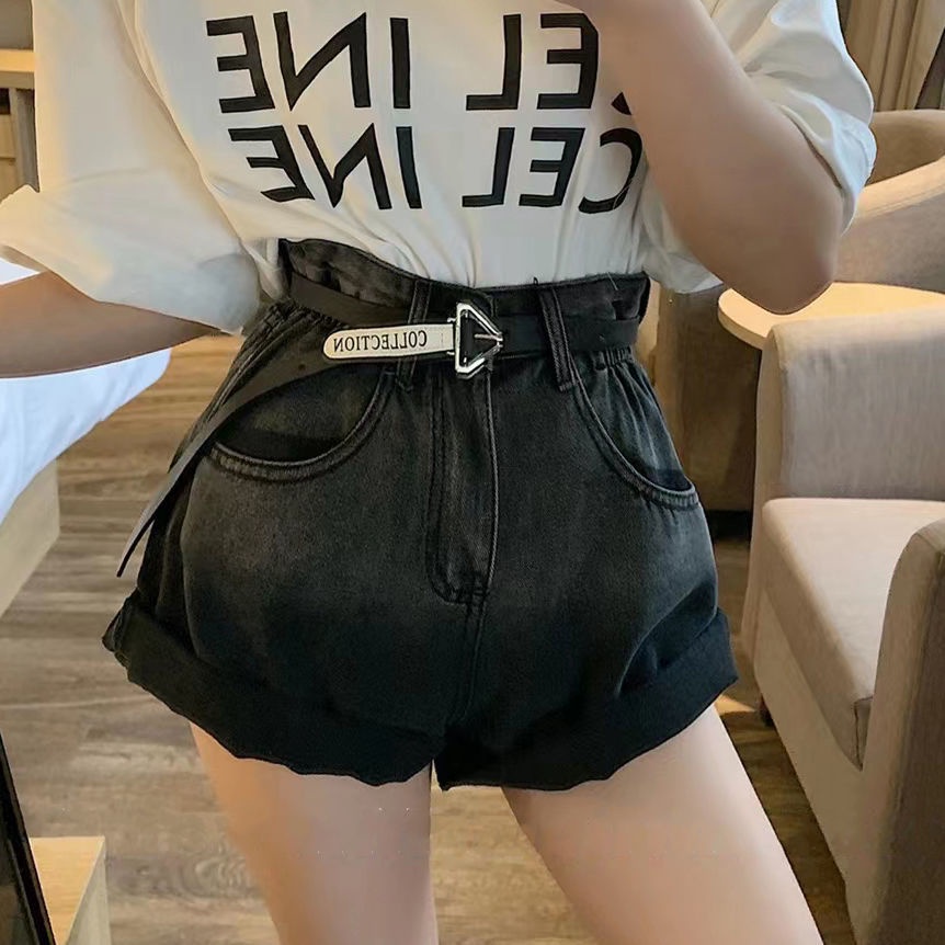 JSC Hàng Mới Về Quần Short Denim Màu Gradient Lưng Cao Dáng Rộng Thời Trang Mùa Hè Cho Nữ