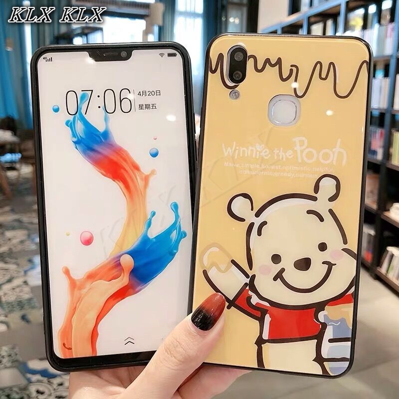 DISNEY Ốp Điện Thoại Hình Winnie The Pooh Cho Samsung Galaxy S8 S9 S10 S20 Plus S20 Ultra A81 A91 S10 Lite Note 10 Lite M60S M80S M10 M20 M30