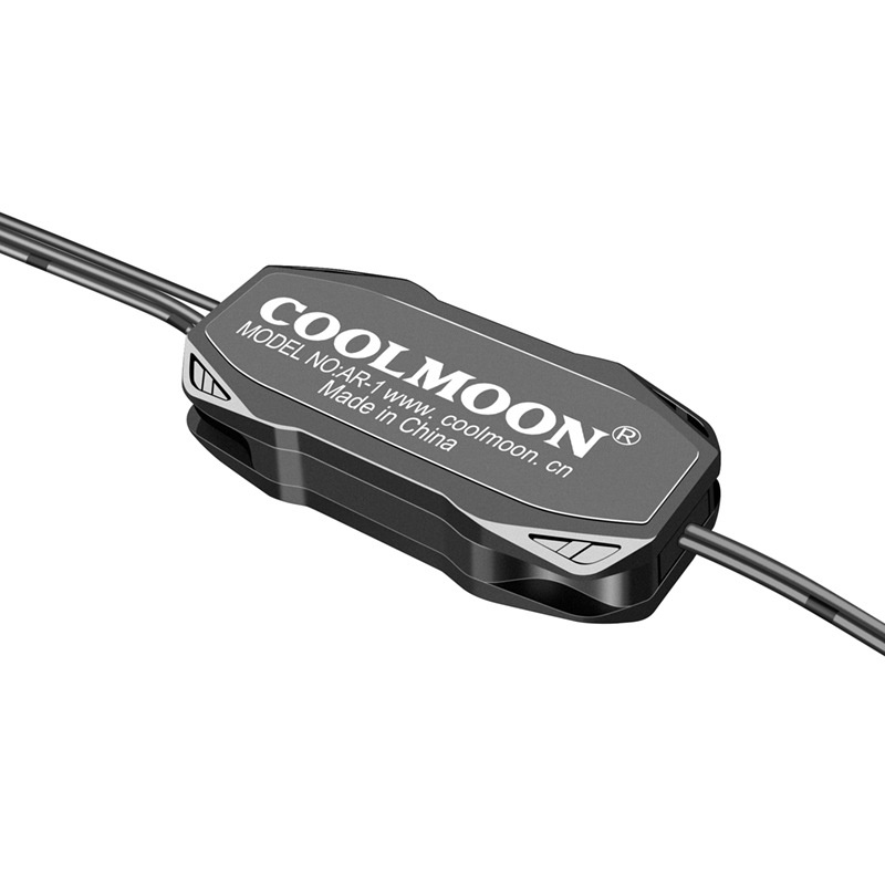 Bộ HUB Coolmoon Tích Hợp Điều Khiển LED ARGB 5V 3Pin - Dùng Nguồn SATA