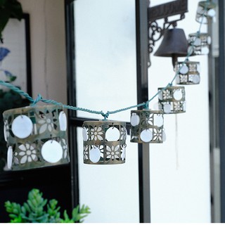 Dây đèn led trang trí decor đẹp mẫu lồng hoa