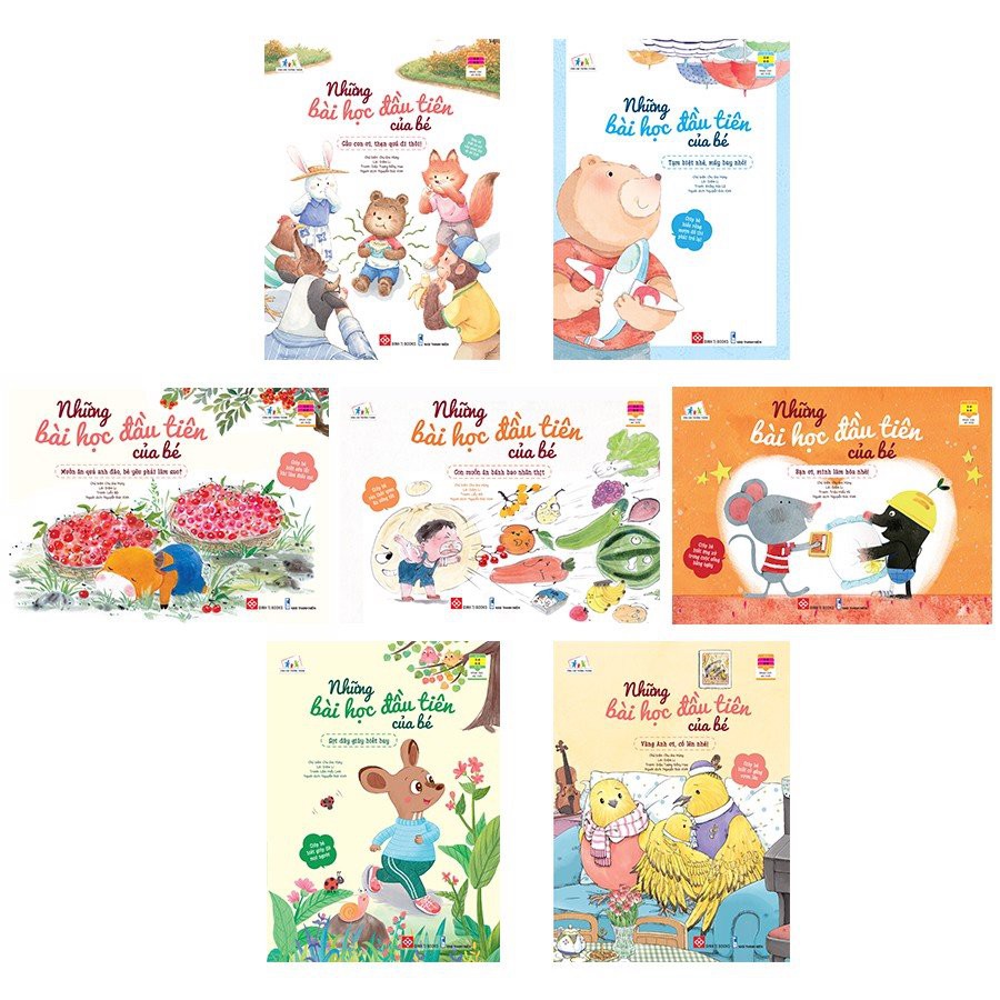 SÁCH - COMBO Những bài học đầu tiên của bé ( 7 TẬP )