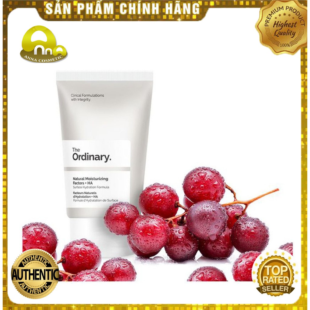 [TOP 1 SHOPEE] Cách Làm Trắng Da Bằng Kem Dưỡng Trắng The Ordinary Natural Moisturizing HA, Mỹ Phẩm Nhập Khẩu, Dưỡng Ẩm