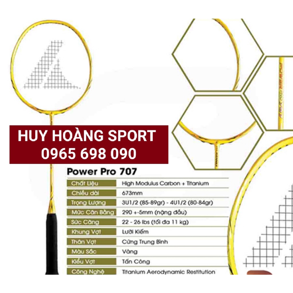 VỢT CẦU LÔNG  POWER PRO PROKENNEX CHÍNH HÃNG BẢO HÀNH