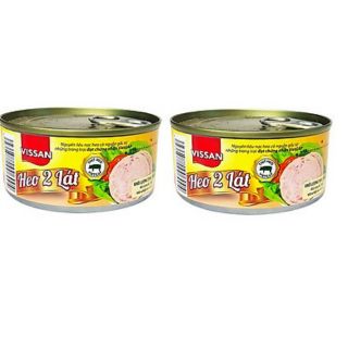 Heo 2 lát VISSAN 150g (Lon in, date mới)