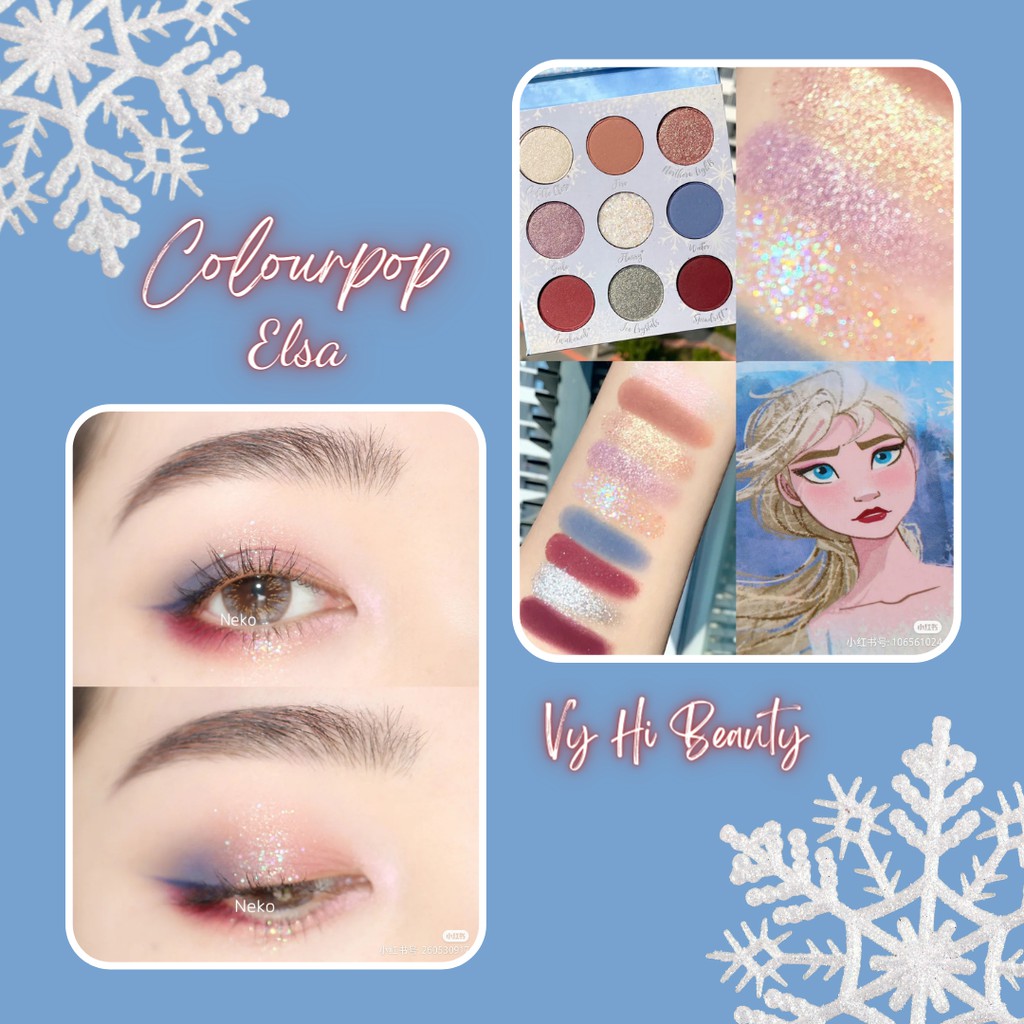 Bảng mắt Colourpop Elsa Frozen 2