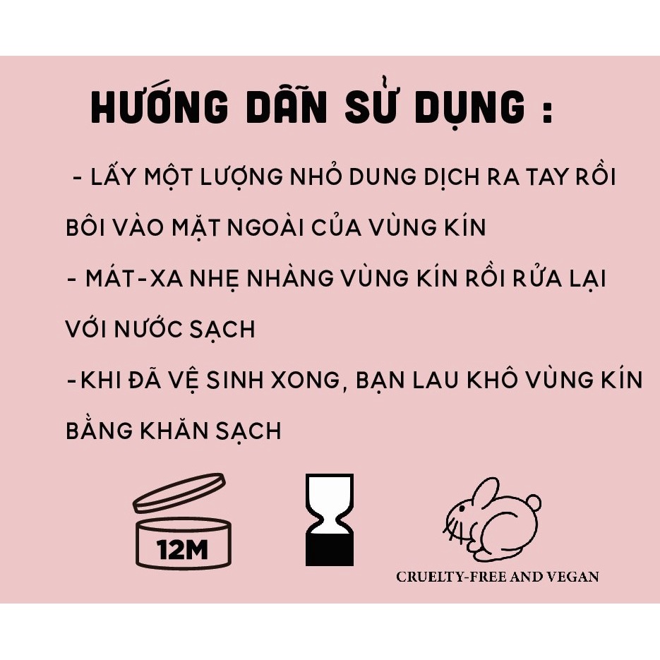 Dung dịch vệ sinh phụ nữ hoa hồng Asari Cosmetics 50ml