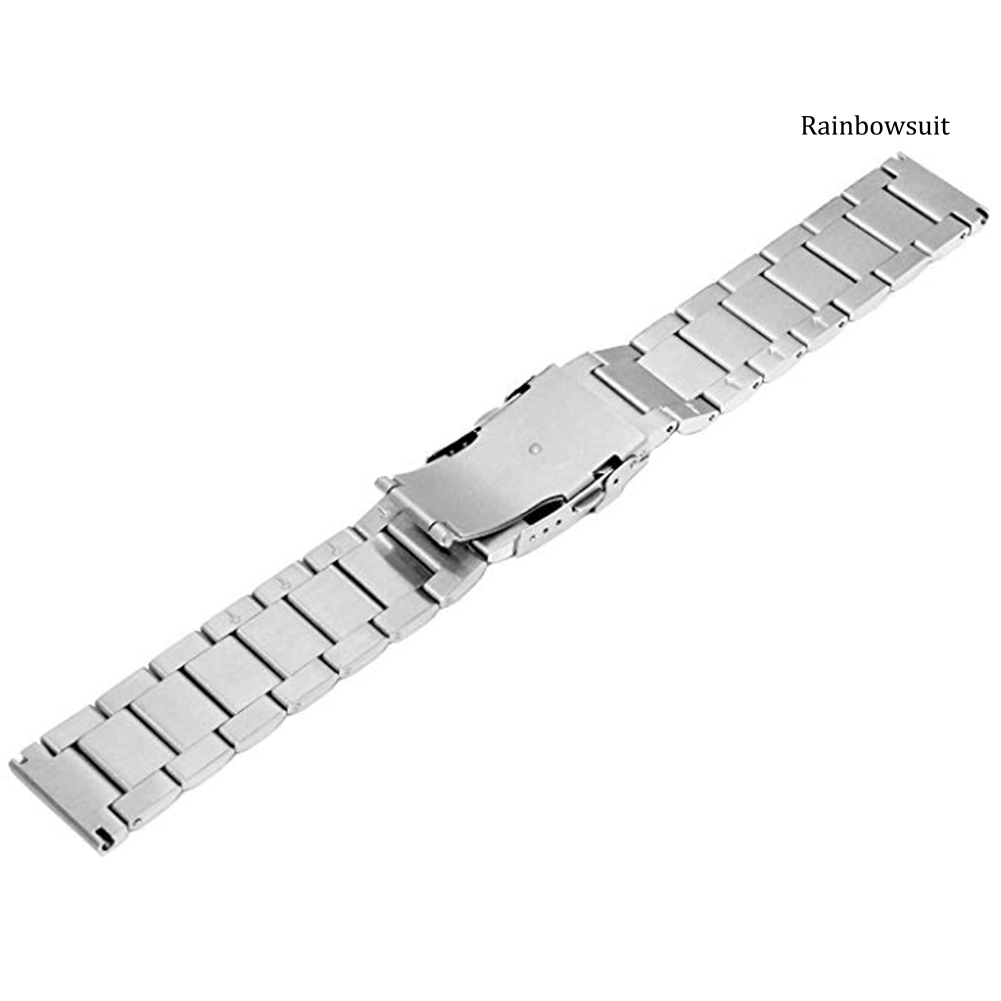 Dây Đồng Hồ Bằng Thép Không Gỉ 18 / 20 / 22 / 24mm