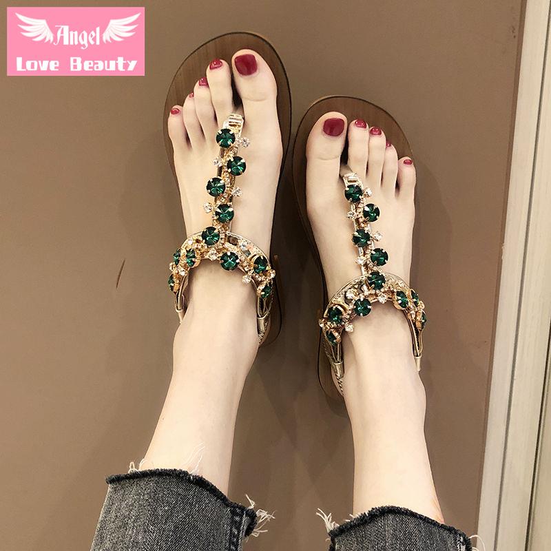 Giày Sandal Đế Bằng Chống Trượt Phong Cách Thời Trang Mùa Hè Mới 2022 Cho Nữ