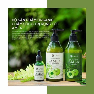 Bộ dầu gội ngăn rụng tóc amla _ laco