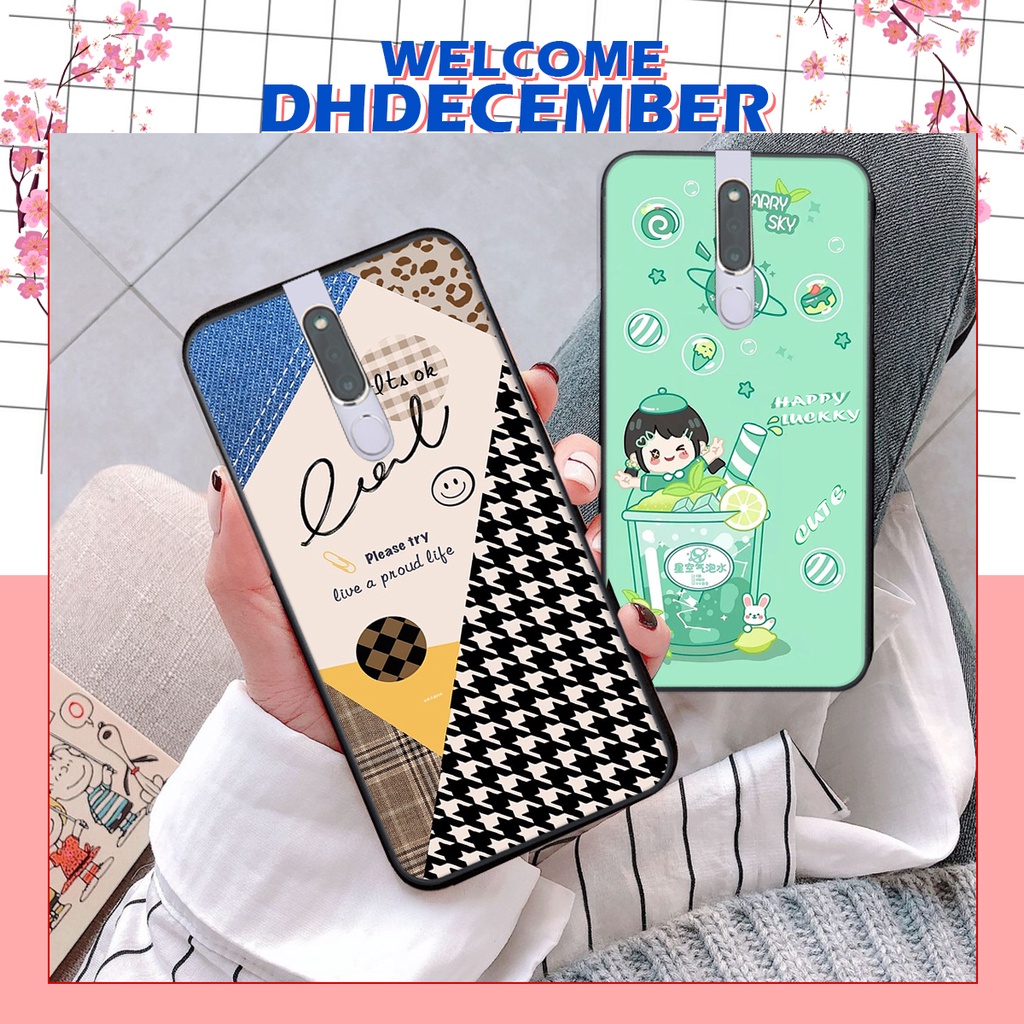 Ốp lưng Oppo F11 PRO in hình nice ,good luck happy ốp xinh viền dẻo đẹp chất