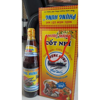 Nước mắm cá cơm Phú Quốc Phụng Hưng – Chai 700ml – 45 độ đạm