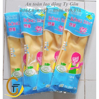 GĂNG TAY HÓA CHẤT BÔNG SEN