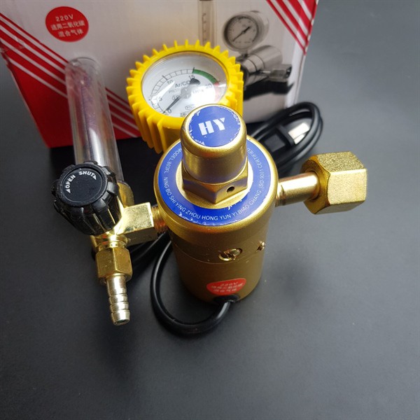 Đồng hồ khí co2 HY loại 220V Đồng hồ máy hàn