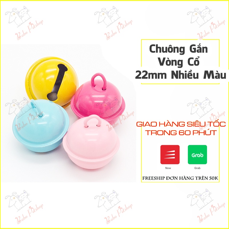 Chuông Vòng Cổ Dây Dắt Dành Cho Chó Mèo 9 Màu Giá Siêu Rẻ, Siêu Chất Lượng Chat Shop Chọn Màu - Bobo Pet Shop Hà Nội