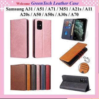 Bao da Samsung Galaxy A35 A55 A75 5G, A31 A51 A71 M51, A50 A50s A30s A70, M35 M53 dạng ví nắp gập từ tính nam châm