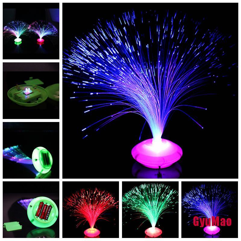 Đèn Ngủ LED Sợi Quang Thay Đổi Màu Sắc Trang Trí Nhà Cửa