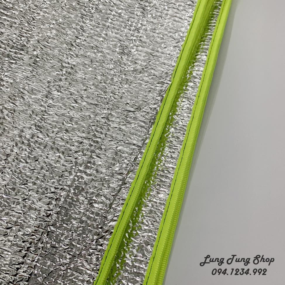 Chiếu ngủ trưa văn phòng cá nhân dày 3.5ly màu xanh lá mạ  - thảm ngủ trưa cá nhân , thảm du lịch