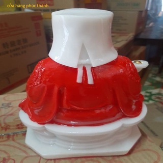 thần tài ông địa vuông đỏ ( bột đá )