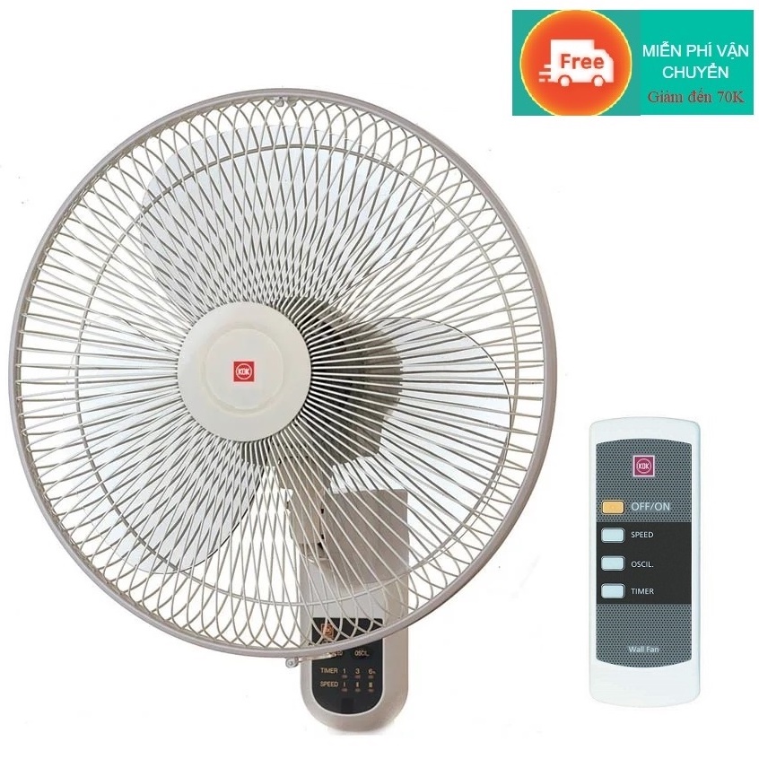 Quạt Treo Tường KDK M40M Màu Trắng Ngà Có Remote - Hàng Chính Hãng ( Miễn Phí Giao Hàng Trong TP HCM )