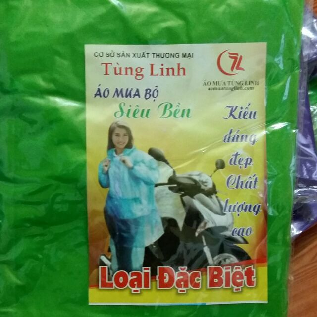 Bộ áo mưa siêu bền