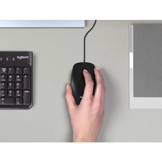 Chuột có dây Logitech B100 màu đen BH 12 Tháng