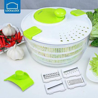 Bộ dụng cụ quay rau vắt rau kèm bộ mài Lock&Lock CKS103