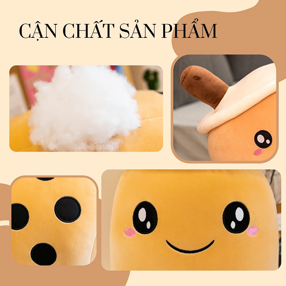 Gấu bông trà sữa siêu dễ thương - Gấu bông mini cho trẻ em - size 20x30cm