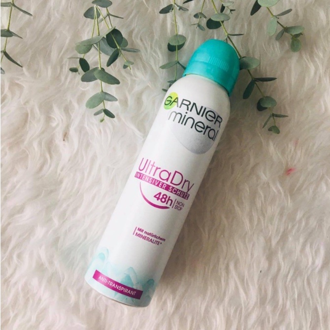 Xịt khử mùi cơ thể nam nữ Garnier Đức 150ml chống mồ hôi, khô thoáng 48h - Shop Viloet